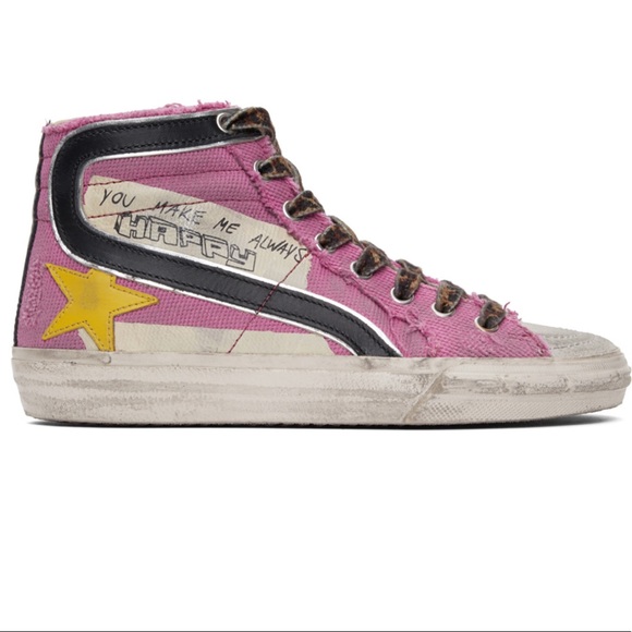 Golden Goose canvas classic slide sneakers - Picture 5 of 8